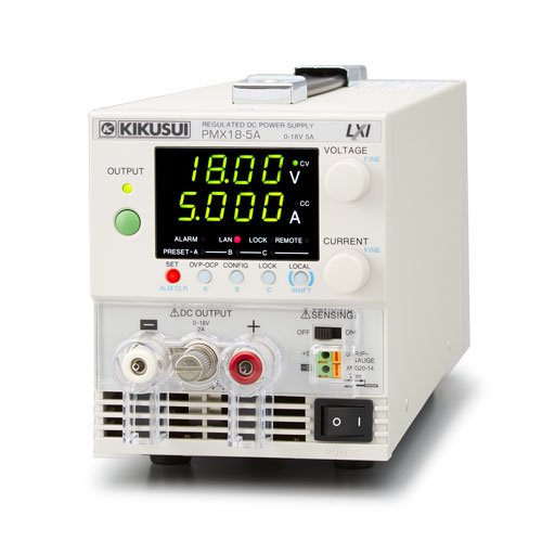 菊水電子工業 コンパクト直流安定化電源PMX18-5A(0〜18V/0〜5A)