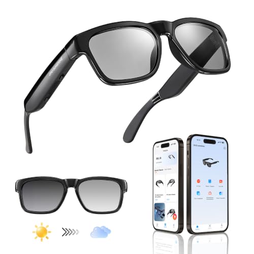 OhO sunshsine AI Glasses Bluetooth Audio Sunglasses with 10H Playtime ChatGPT Translation & Water Resistant Open Ear Glasses