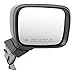 Right Passenger Side Mirror Compatible with Jeep Renegade 2015-2025 Temperature Sensor Heated Manual Folding Power Glass Paintable Black