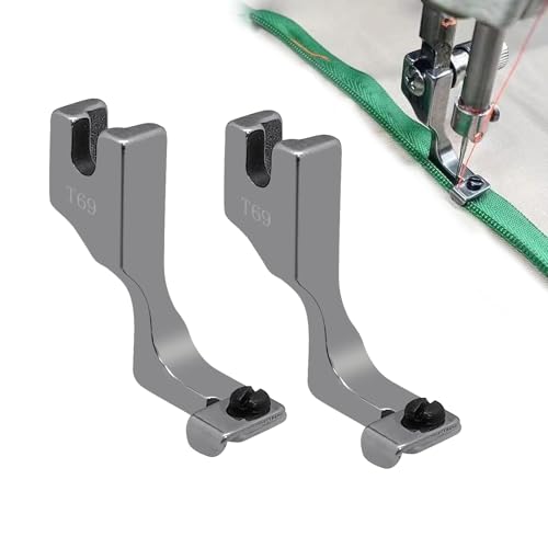 2 Piezas Pie Prensatelas Ajustable para Cierre Invisible miniatura 1