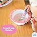The First Years Peppa Pig Toddler Dinnerware Set - Includes Plate, Divided Bowl, and Utensils - Dishwasher Safe Feeding Supplies Made without BPA - 4 Count