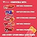 (60 Count) Ray Squad Nerf Mega Darts Pack - Universal Pack, Mega Dart Refill, Gun Darts, N-Strike Guns Compatible