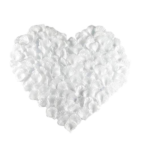 Pasyou 2000 Pcs Silk Petals, Artificial Rose Flower Petal Vase Home Decor Wedding