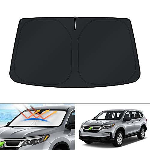 KUST Windshield Sun Shade for 2016-2025 2026 Honda Pilot SUV Accessories Window Sunshade Sun Visor...