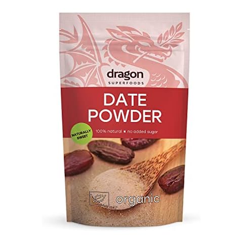 Dragon Superfoods Dattelpulver-100% Bio, Vegan und Glutenfrei Cover