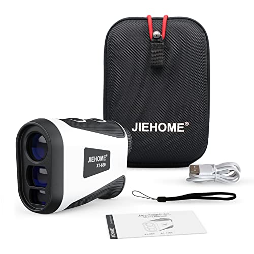 Jiehome Golf Range Finder X1 660 Yards Rangefinder With Slope Flagpole Lock Vibration 6X Magnification Rechargeable Laser Distance Rangefinder For Golfing Disc Hunting Accessory thumb #6