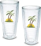 Tervis Tumbler Sunset 24-Ounce Double Wall Insulated Tumbler, Set of 2