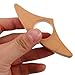 DIYEAH Wooden Thumb Page Holder for One-Handed Reading, Wood Page Spreader Accessories for Book Lovers and Teachers, Light Brown Color, 3. 54 Inch