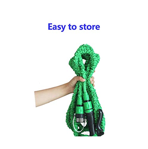 Wlylyhjy Plastic Silicone Water Pipes, Car Wash Water Gun Expandable Garden Hose Light High Pressure Antifreeze Multi-function Suit Artifact Flush Watering Tool