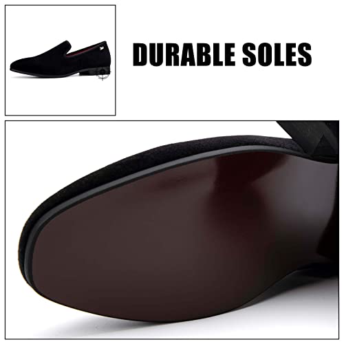 JITAI Men Loafers Slip-On Shoes for Men Fashion Dress Shoes Tuxedo Shoes4