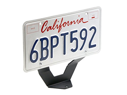 image for iJDMTOY V-Shape Bull Bar License Plate Relocator Relocation Mounting B