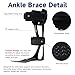Cryxinty AFO Brace for Foot Drop - Lightweight Stabilizer for Men & Women, Fits in Most Shoes for Stroke, MS & Hemiplegia Recovery, Ankle Support & Drop Foot (Right, Medium)