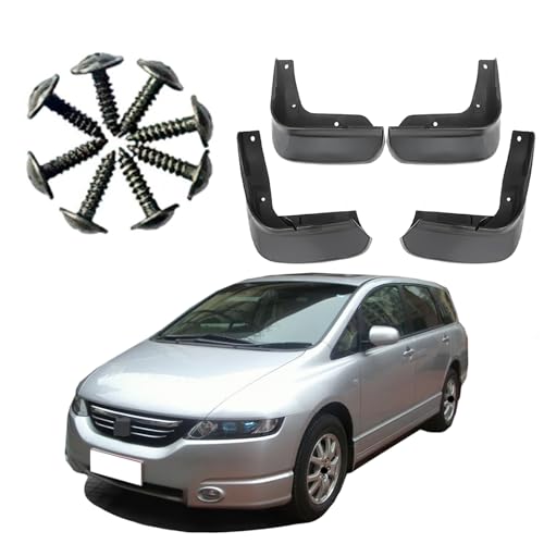Image of Mud Flaps Splash Guards Fit for Honda Odyssey(2004-2008),Tire mud Guard,No Drilling Fender Flares,Anti Splash Sewage Mud,Front and Rear Wheel fenders,Vehicle Sediment Protection,4PCS