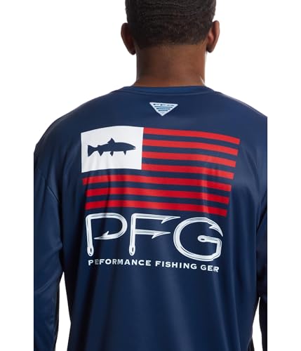Columbia Men's Terminal Tackle PFG Fish Star Long Sleeve4