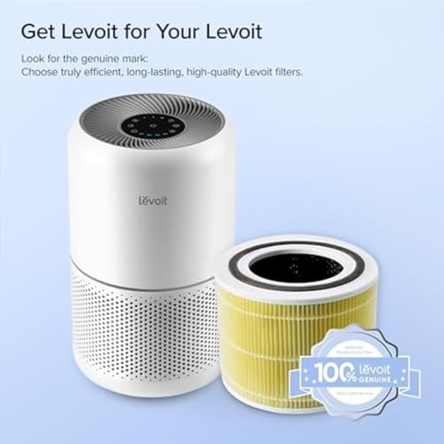 Image of LEVOIT Core 300-P Replacement Filter Air Purifier Pet Allergy, Genuine Core300S-P Filters, Supports HEPA Sleep Mode, High-Efficiency Activated Carbon, Core 300-RF-PA, Yellow, 1 Pack