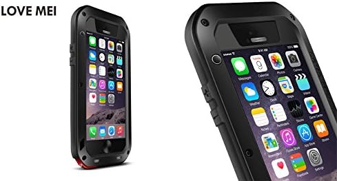 iphone 6 plus case,Elecase Hard Metal Corning Gorilla Glass Shockproof/Dustproof/Watertherproof Cover Case For iphone 6 plus 5.5 inch
