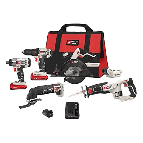 PORTER-CABLE 20V MAX* Cordless Drill Combo Kit, 6-Tool (PCCK617L6) Cover