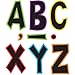 Teacher Created Resources 7-Inch Fun Font Letters, Electric Bright Colors, 120 Pieces Per Pack, 3 Packs (Tcr77282-3)