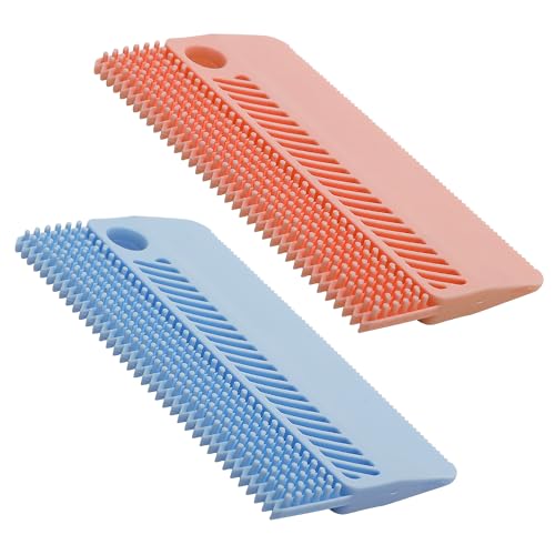 Silicone Pet Hair Remover Brush - 2 Pack