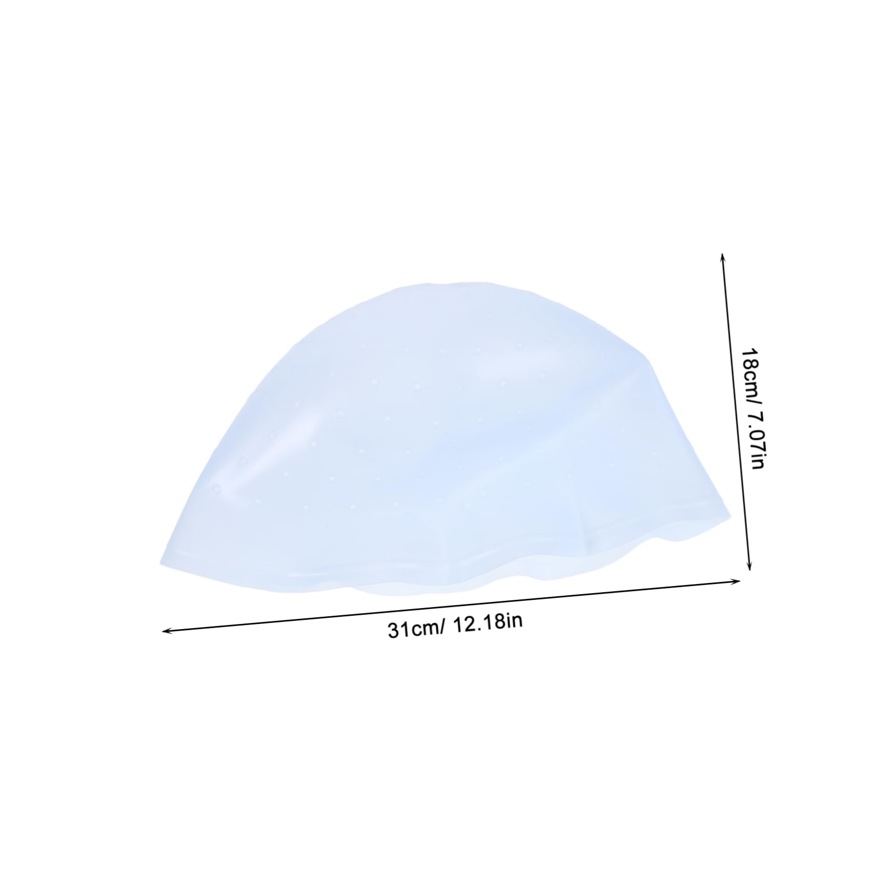 Beavorty Reusable Hair Tipping Cap Soft Silicone Highlighting Hat with Holes Perfect for Home Salon Styling Tools