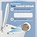 KioGro Smart Heated Toilet Seat for Elongated V-Shaped Toilets – Bidet Warm Water Wash, Self-Cleaning Nozzle, Warm Air Dryer, Deodorizer, Soft-Close Lid, LED Night Light & Remote Control, Easy Install
