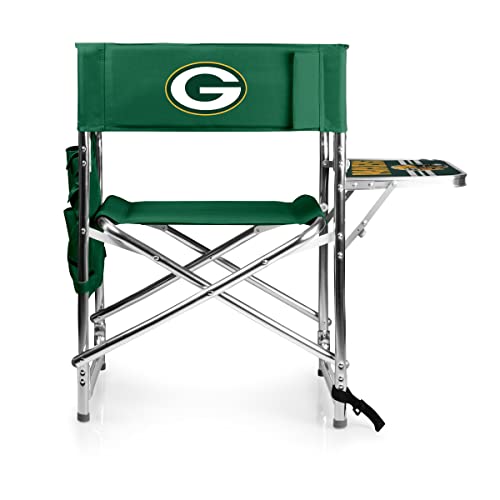 Image of Picnic TIME NFL Unisex-Adult NFL Sports Chair with Side Table, Beach Chair, Camp Chair for Adults