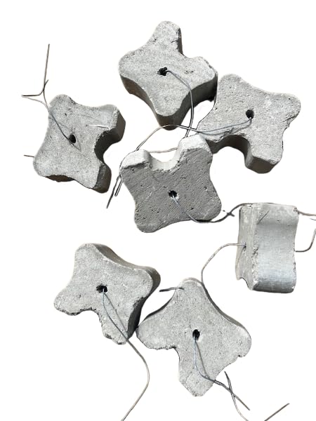 Miko®Beton Abstandhalter Knochen Abstandhalter Bewehrungsabstandhalter 35+40+50mm 100Stk.