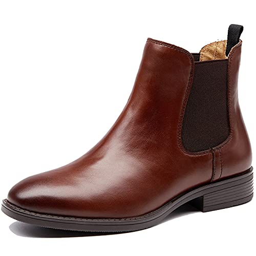 U-lite Womens Fall Winter Comfortable Stylish Leather Chelsea Ankle Boots Women Booties