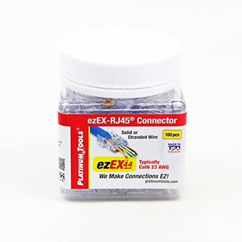 Platinum Tools Ezex44 Connector 100/Jar Accessory Box (202044J) #TOP4