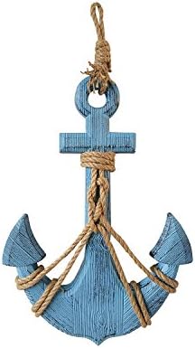 Attraction Design Wood Anchor Wall Hanging Plaque Nautical Sea Shore Ocean Beach Decor