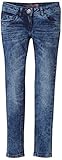  TOM TAILOR Kids Mädchen Jeans bleached lara denim/409, Einfarbig, Gr. 158, Blau (original 1000)