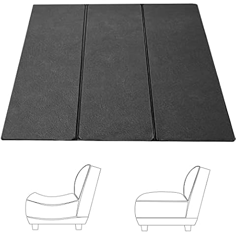 KISAA Living Sofa Saver Adjustable/Foldable Sofa Cushion Support Board, Sag Savers 1,2,3 Seater Sofa Rejuvenator Boards Couch Cushion Support (Black, 1 Seater) Cover