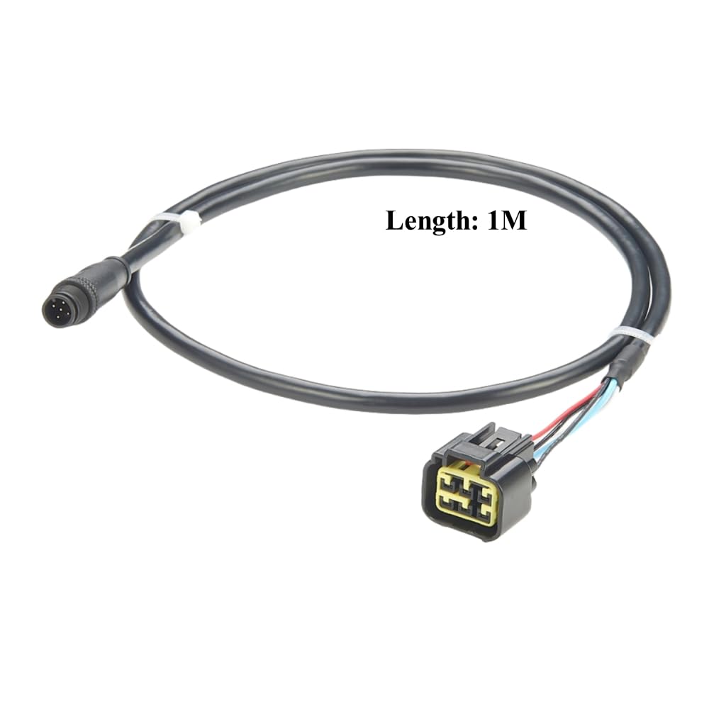 NMEA 2000 N2k Cavo di interfaccia motore a 6 poli M12 5 poli su 6 poli motore 06653-ZZ3-760HE per adattatore Ethernet RJ45 per MNT Pocket Reform Networks (1 m/3,28 piedi)