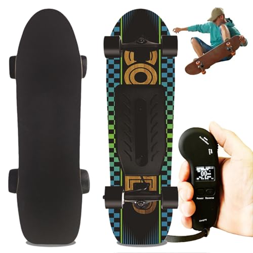 Nicvrea Longboard Skateboard con rueda de poliuretano, 200 W Dual Motor, Carga máxima 150 kg, Impermeable, Absorbe los golpes, Longboard para adolescentes y adultos C