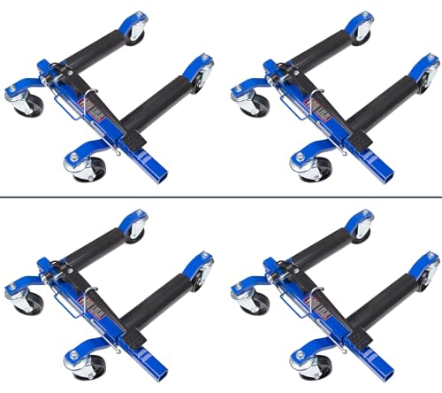 4 x Rangierhilfe mechanisch Wagenheber Autoheber Rangierroller Rangierheber KFZ