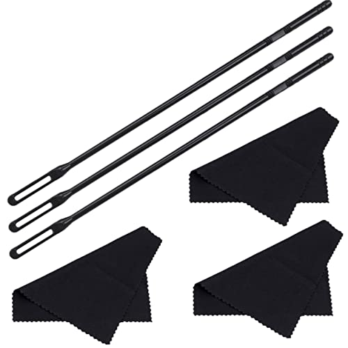 Mikinona Flute Cleaning Supplies: Flute Clean Cloth Cleaning Rod Flute Care Kit