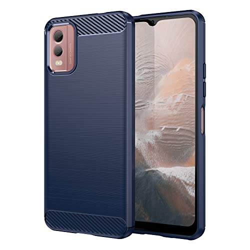 CHXINGCHEN for Nokia C32 Case Premium Soft TPU Shockproof Anti-slip Anti-Scratch Phone Case for Nokia C32 - Blue