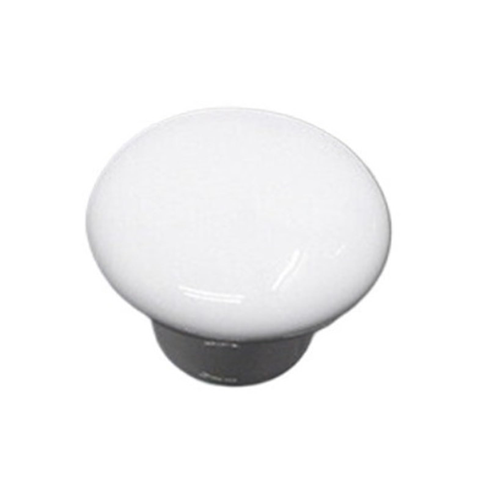 WonJoxel Spherical Crystal Door Knobs 6PCS Ceramic Cabinet Knob Colorfull Children Handles for Furniture Drawer Knobs Cupboard Pulls Kitchen Gabinete Gamer(White-32mm)