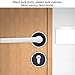 Door Handle Lock European Wooden Door Lock Space Aluminum Anti Anti Theft Silent Door Handle Lock for Bedroom Bathroom