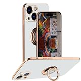 【Protection Antichoc】: Adoptant un matériau en silicone de haute qualité, doux et lisse, protégez efficacement le téléphone des chocs et des rayures. L'objectif tout compris et les bords surélevés protègent entièrement l'objectif et l'écran.