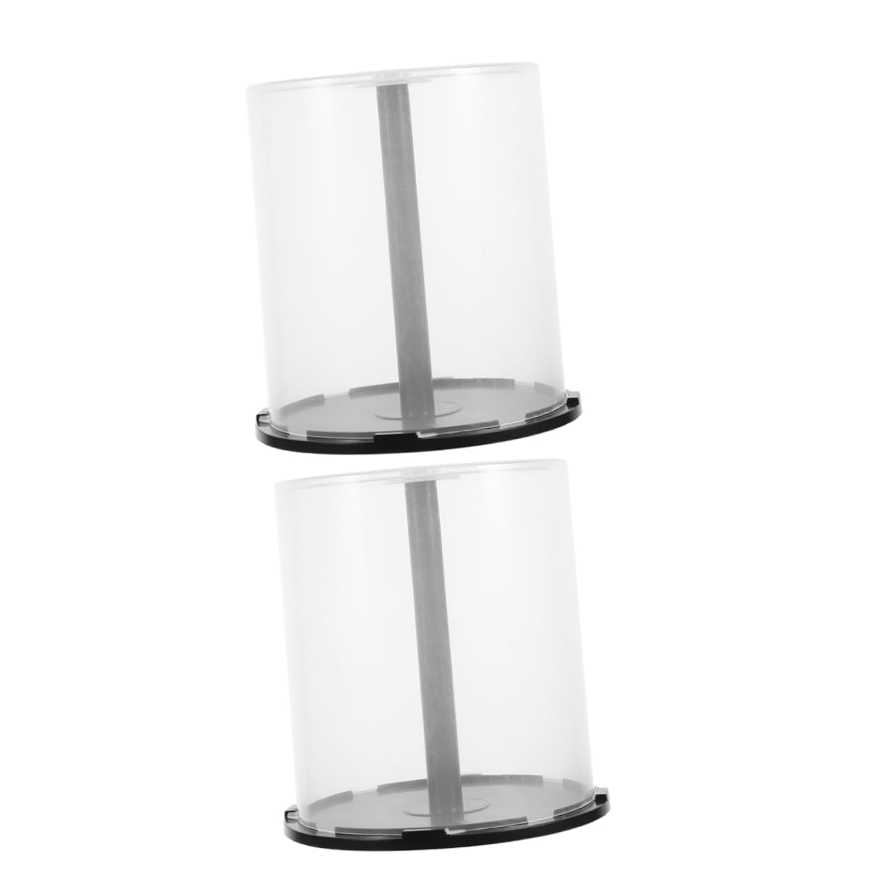 LABRIMP 4pièces Rangement Cd Et Dvd Organisateur Portable Pour Disques Support Pratique Et Pour Collection De Cd Dvd