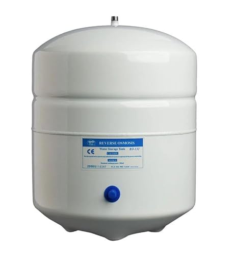 4.5 Gallon Reverse Osmosis Tank – 100 PSI Pressure NSF Certified Metal RO Tank for Water Storage with Food-Grade Liner, Reliable Replacement for Home Drinking Water Systems