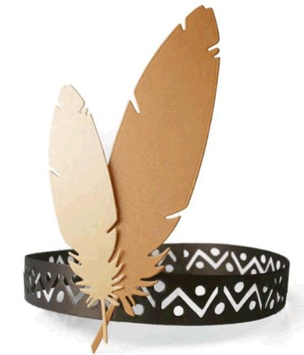 QUICKUTZ We R Memory Keepers Feather Headband Cookie Cutter Die ...