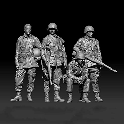 Kit de Figura de Resina 1/35 Ancient Officer 4 piezas miniatura 2