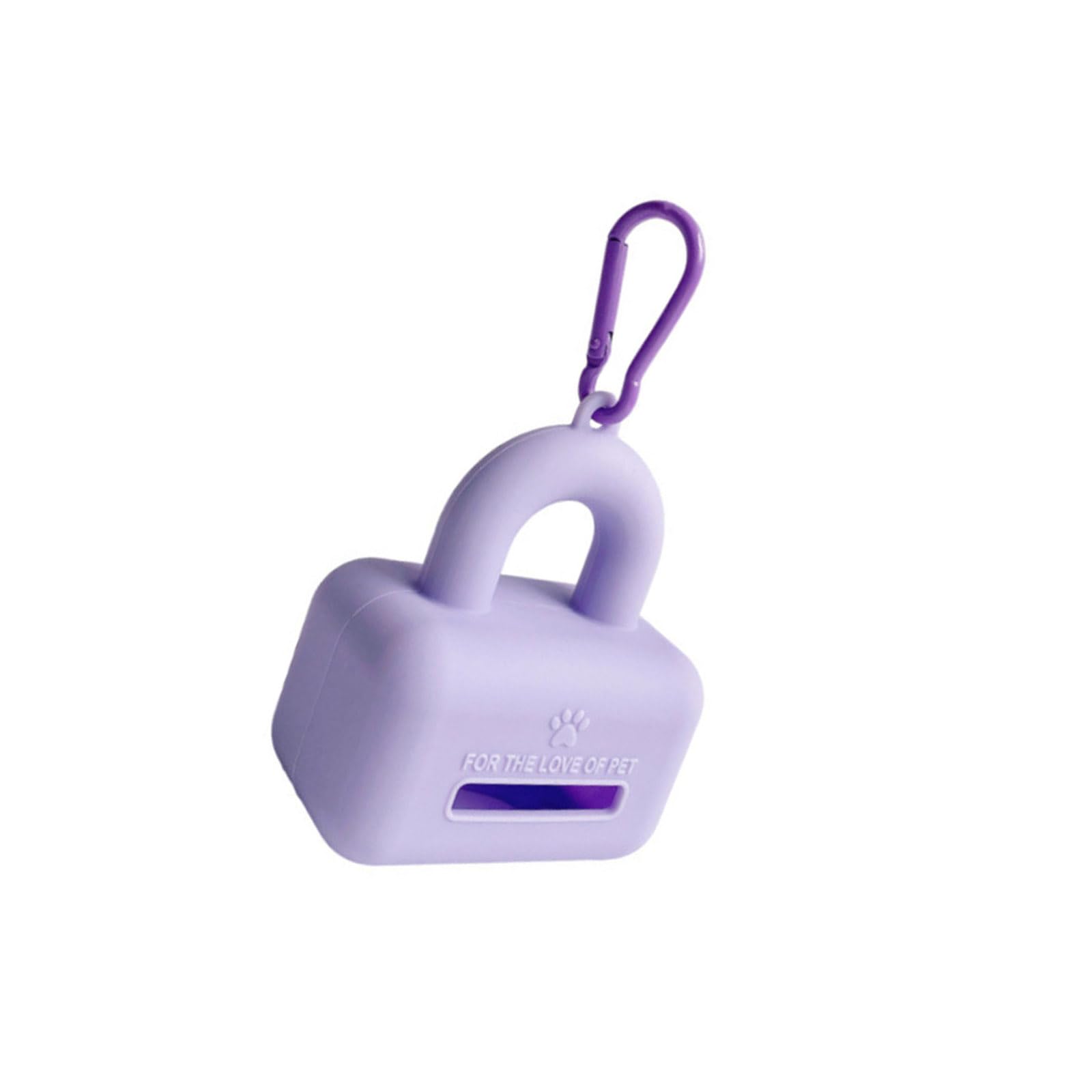 Portable Dog Poop Bag Dispenser Storage Soft Pet Garbage Dispenser Holder Fit Any Bags for Poop Leash Waste Carriers