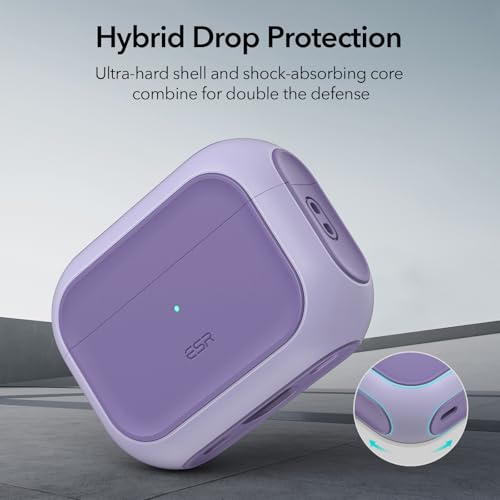 Image of ESR for AirPods Pro 2 Case, Compatible with MagSafe, Purple