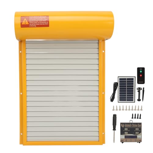 Puerta automática para gallinero con sensor solar para un cierre seguro y autónomo 6