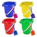 BeneFine Large Sand Bucket Pail with Shovel, 7' Large Size Sand Bucket Water Bucket for Beach Fun Great Summer Party Accessory