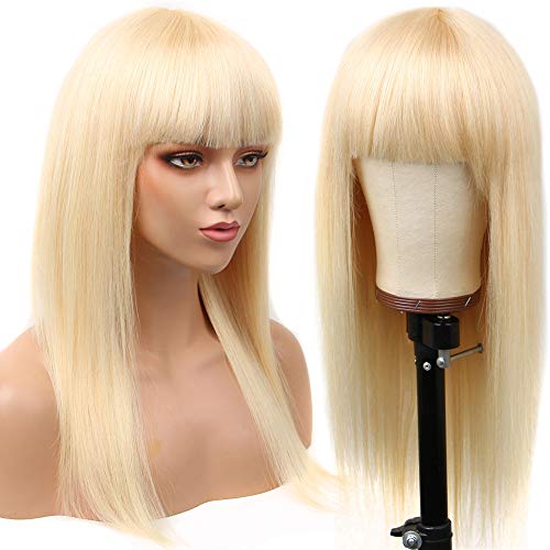 613-Straight-Wigs-With-Bangs-Virgin-Brazilian-None-Lace-Front-Wigs-Human-Hair-Wigs-150-Density-Glueless-Machine-Made-Wigs-For-Black-Women-16