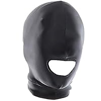 BDSM Maske Spandex-Material Bondage sm Mund öffnen Fetisch Sex toys Schwarze Größe S/M Einzigartige Erlebnisse für die frau Sexspielzeug Elastisch für Paar kopfmaske sexmaske FOPS B23-5